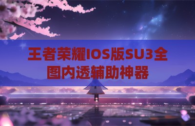 王者荣耀IOS版SU3全图内透辅助神器
