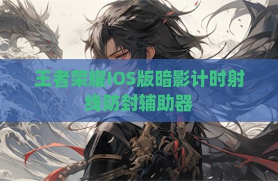 王者荣耀IOS版暗影计时射线防封辅助器