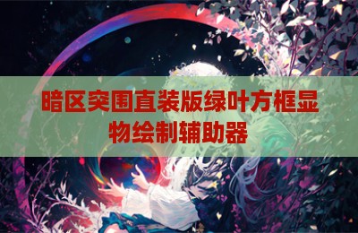 暗区突围直装版绿叶方框显物绘制辅助器
