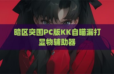 暗区突围PC版KK自瞄漏打显物辅助器