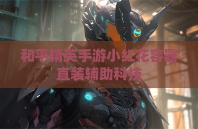 和平精英手游小红花容器直装辅助科技