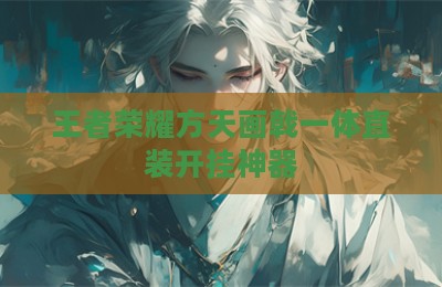 王者荣耀方天画戟一体直装开挂神器