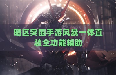 暗区突围手游风暴一体直装全功能辅助