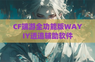 CF端游全功能版WAYIY透追辅助软件
