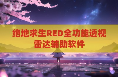 绝地求生RED全功能透视雷达辅助软件