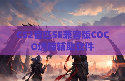 CS2官匹5E兼容版COCO透瞄辅助软件
