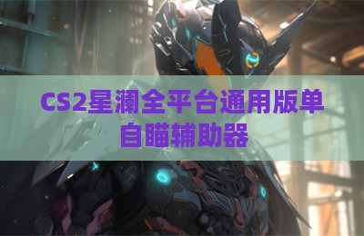 CS2星澜全平台通用版单自瞄辅助器