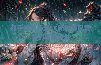 和平精英手游LT新赛季配置防封辅助软件
