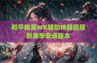 和平精英WK辅助神器国服新赛季安卓版本