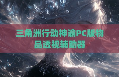 三角洲行动神谕PC版物品透视辅助器