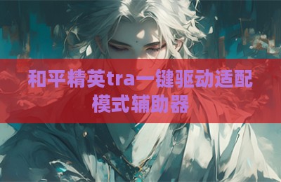 和平精英tra一键驱动适配模式辅助器
