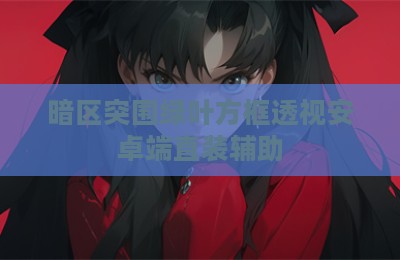 暗区突围绿叶方框透视安卓端直装辅助