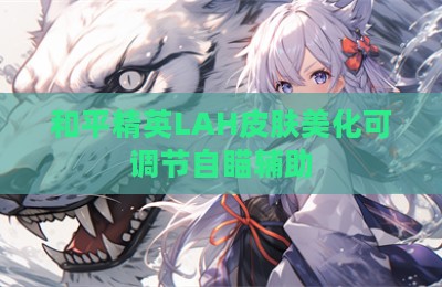 和平精英LAH皮肤美化可调节自瞄辅助