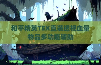 和平精英TEX直装透视血量物品多功能辅助