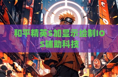 和平精英S加显示绘制IOS辅助科技