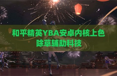 和平精英YBA安卓内核上色除草辅助科技