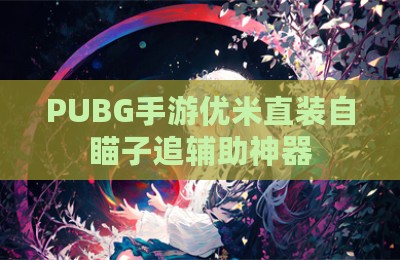 PUBG手游优米直装自瞄子追辅助神器