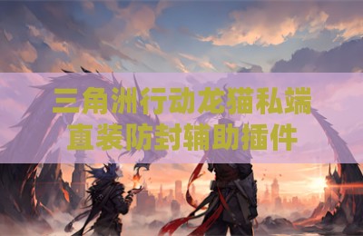 三角洲行动龙猫私端直装防封辅助插件