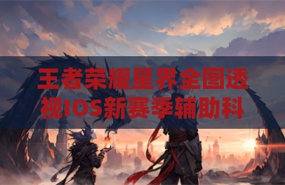 王者荣耀星界全图透视IOS新赛季辅助科技