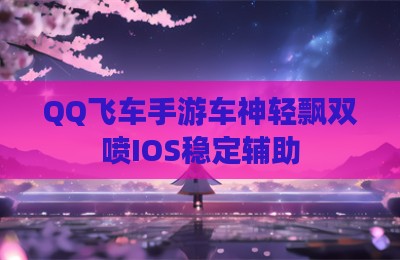 QQ飞车手游车神轻飘双喷IOS稳定辅助