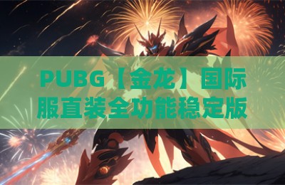 PUBG【金龙】国际服直装全功能稳定版辅助
