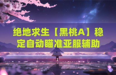 绝地求生【黑桃A】稳定自动瞄准亚服辅助工具