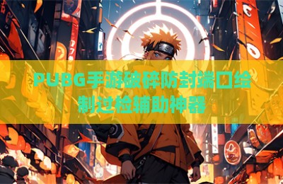 PUBG手游破碎防封端囗绘制过检辅助神器