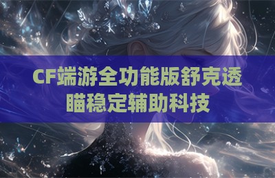 CF端游全功能版舒克透瞄稳定辅助科技