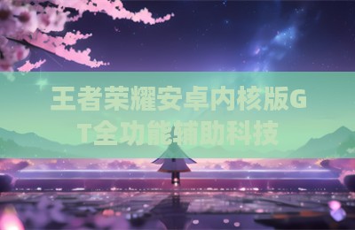 王者荣耀安卓内核版GT全功能辅助科技