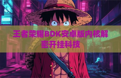 王者荣耀BDK安卓版内核解密开挂科技
