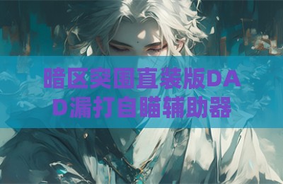暗区突围直装版DAD漏打自瞄辅助器