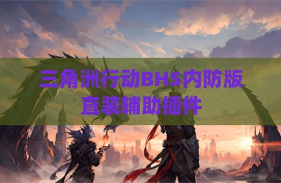 三角洲行动BHS内防版直装辅助插件