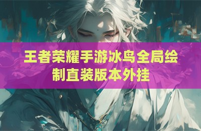 王者荣耀手游冰鸟全局绘制直装版本外挂