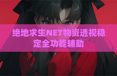 绝地求生NET物资透视稳定全功能辅助