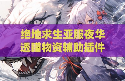 绝地求生亚服夜华透瞄物资辅助插件