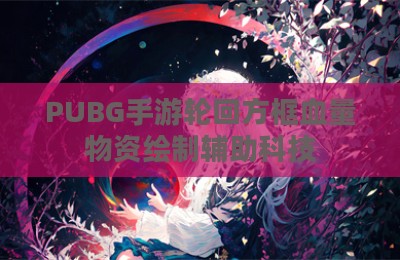 PUBG手游轮回方框血量物资绘制辅助科技