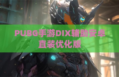 PUBG手游DIX辅助安卓直装优化版