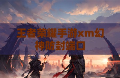 王者荣耀手游xm幻神防封端口