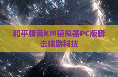 和平精英KM模拟器PC版瞬击辅助科技