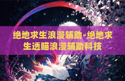 绝地求生浪漫辅助-绝地求生透瞄浪漫辅助科技