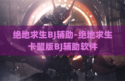 绝地求生BJ辅助-绝地求生卡盟版BJ辅助软件
