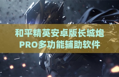 和平精英安卓版长城炮PRO多功能辅助软件
