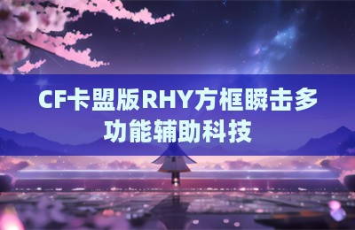 CF卡盟版RHY方框瞬击多功能辅助科技