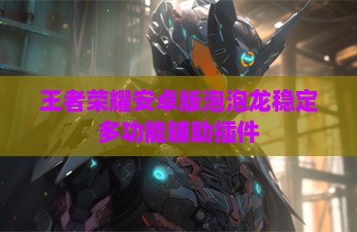 王者荣耀安卓版泡泡龙稳定多功能辅助插件