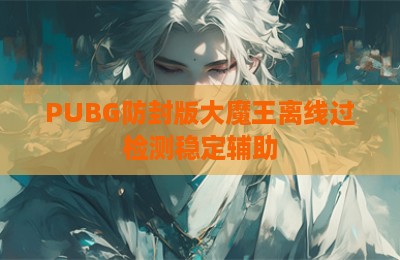 PUBG防封版大魔王离线过检测稳定辅助